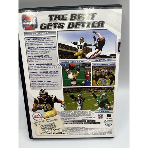 Madden NFL 2003 PS2 PlayStation 2 Tested & Working - Picture 2 of 5